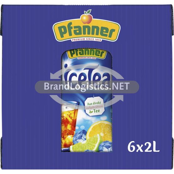 Pfanner Eistee Lemon Tray 6x2 l