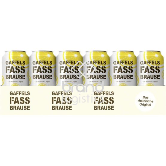 Gaffels Fassbrause Zitrone Tray 24x0,5 l