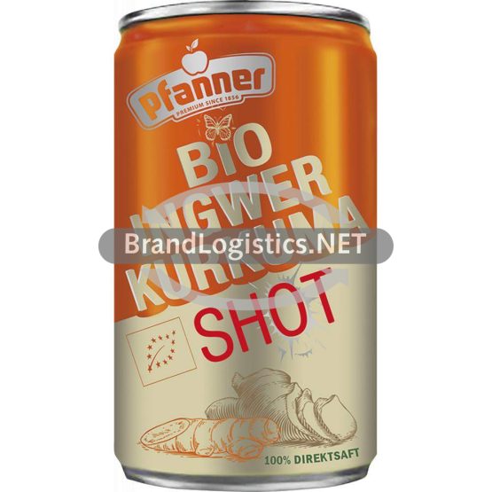 Pfanner Bio Ingwer Kurkuma Shot 12x0,15 l