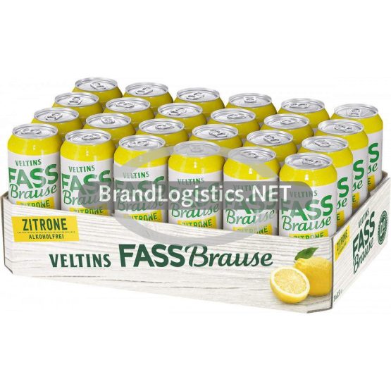 VELTINS Fassbrause Zitrone 24x0,5 l
