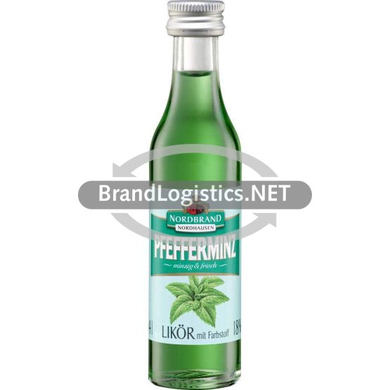 Nordbrand Pfefferminz Likör 18% vol. 0,04 l