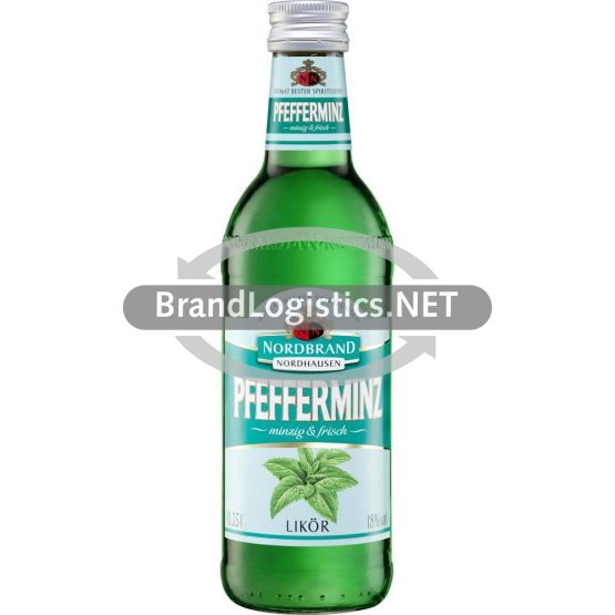 Nordbrand Pfefferminz Likör 18% vol. 0,35 l
