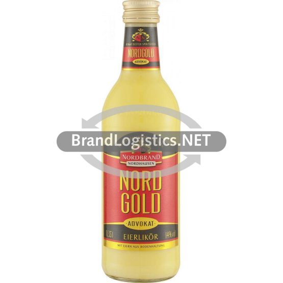 Nordbrand Nordgold Eierlikör Advokat 14% vol. 0,35 l