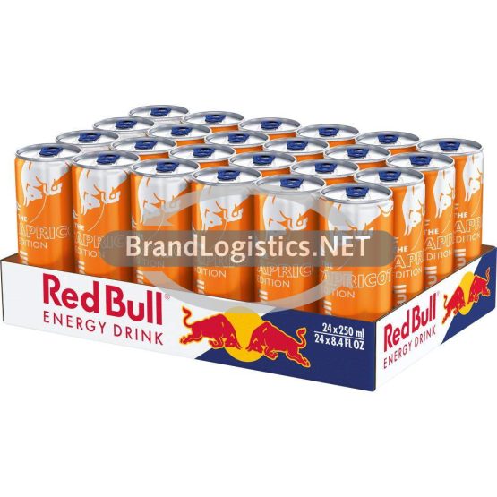 Red Bull Apricot Edition Aprikose-Erdbeere Tray 24x250 ml DPG