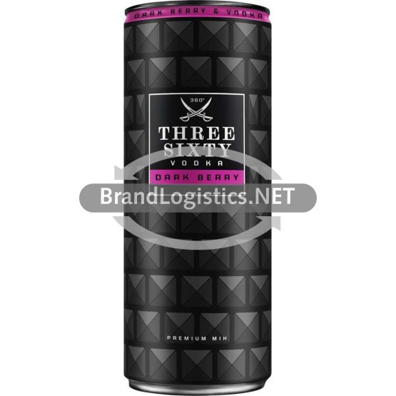 Three Sixty Vodka & Dark Berry 10% vol. 0,33 l