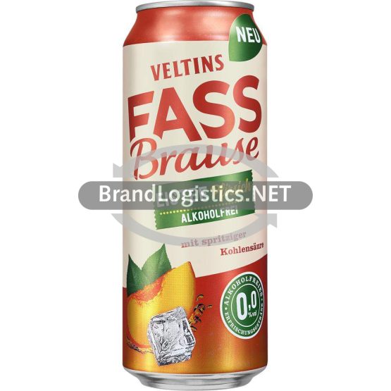 VELTINS Fassbrause Eistee Pfirsich Dose 0,5 l