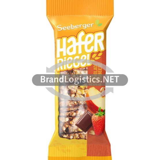 Seeberger Haferriegel Schokolade, Apfel & Erdbeeren 50 g