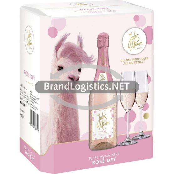 Jules Mumm Rosé Dry Karton 11% vol. 6x0,75 l