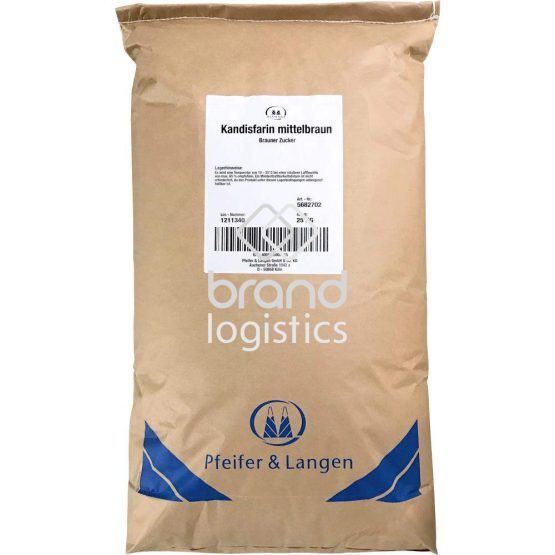 Diamant Kandisfarin mittelbraun (Brauner Zucker) 25 kg