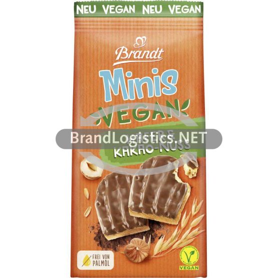 Brandt Minis vegan Hafer & Kakao-Nuss 85 g