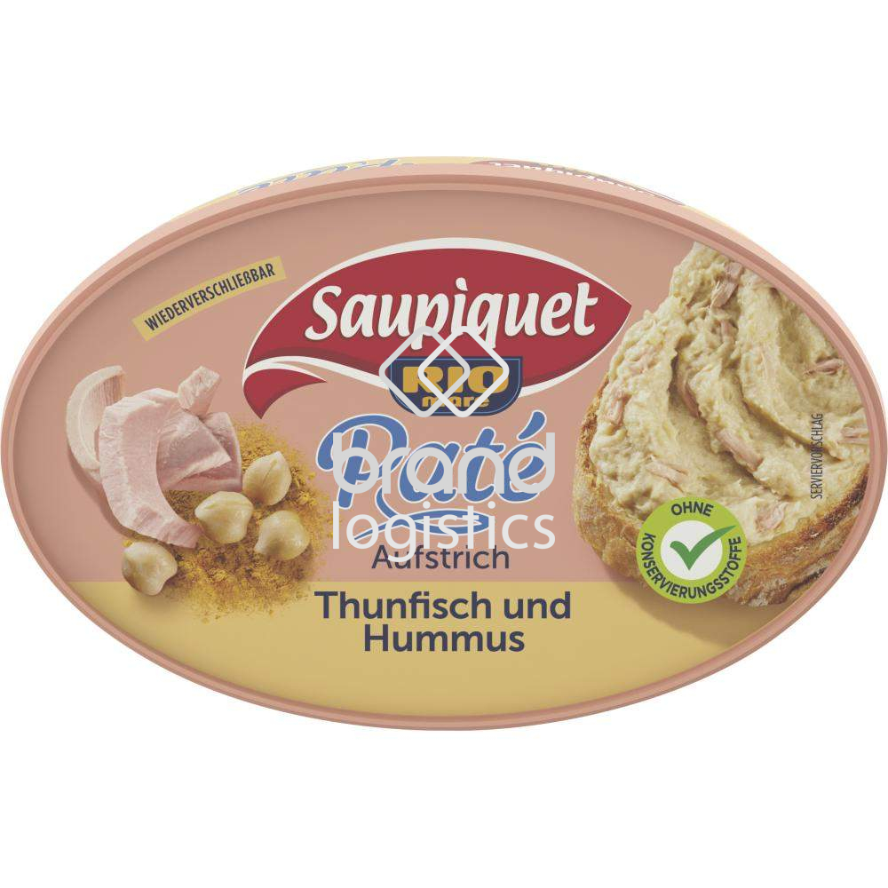 Saupiquet Rio Mare Paté Aufstrich Thunfisch und Hummus 115 g