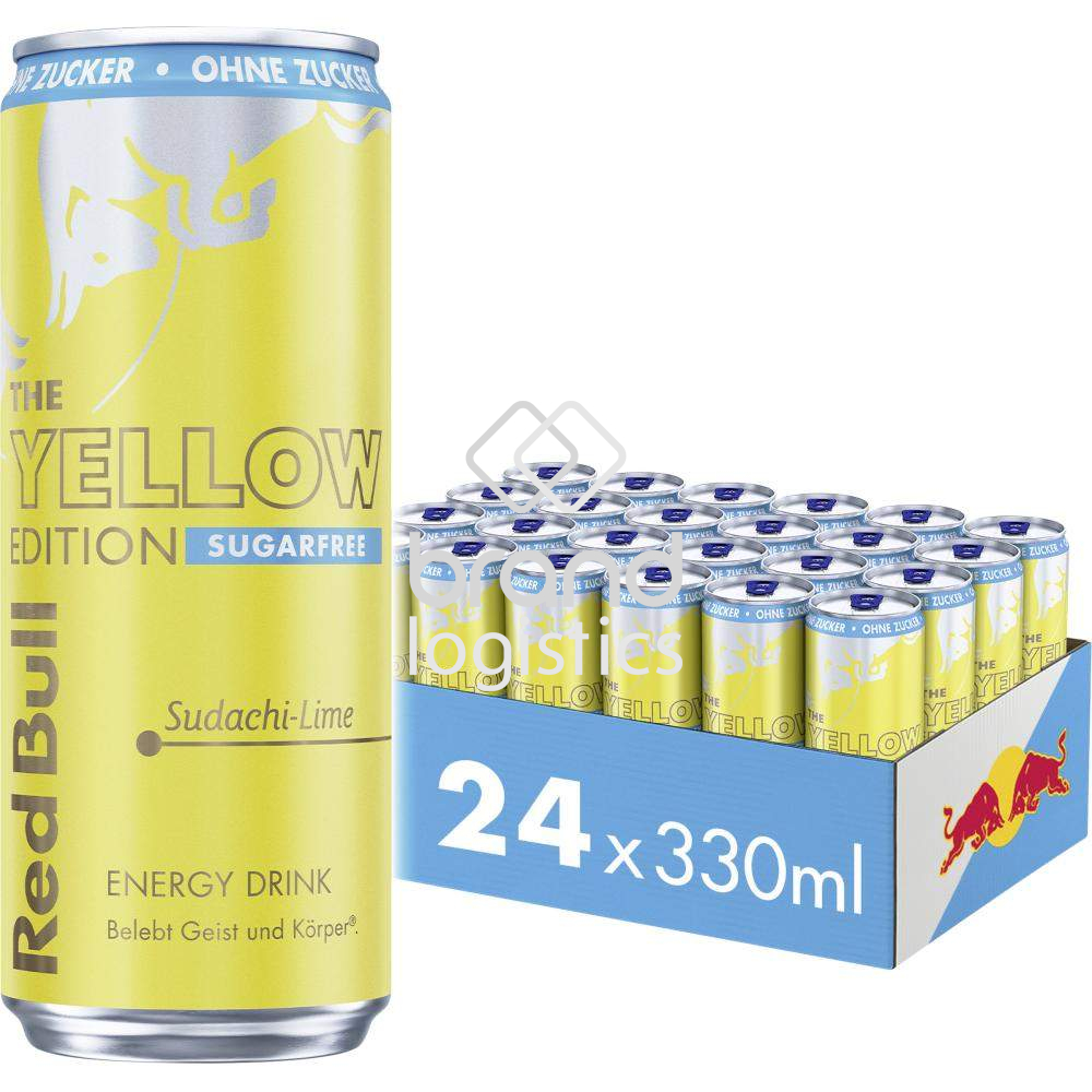 9002490307462-Red Bull Energy Drink Yellow Edition, Sugarfree, Sudachi-Lime, 24 x 330 ml EINWEG E-Commerce