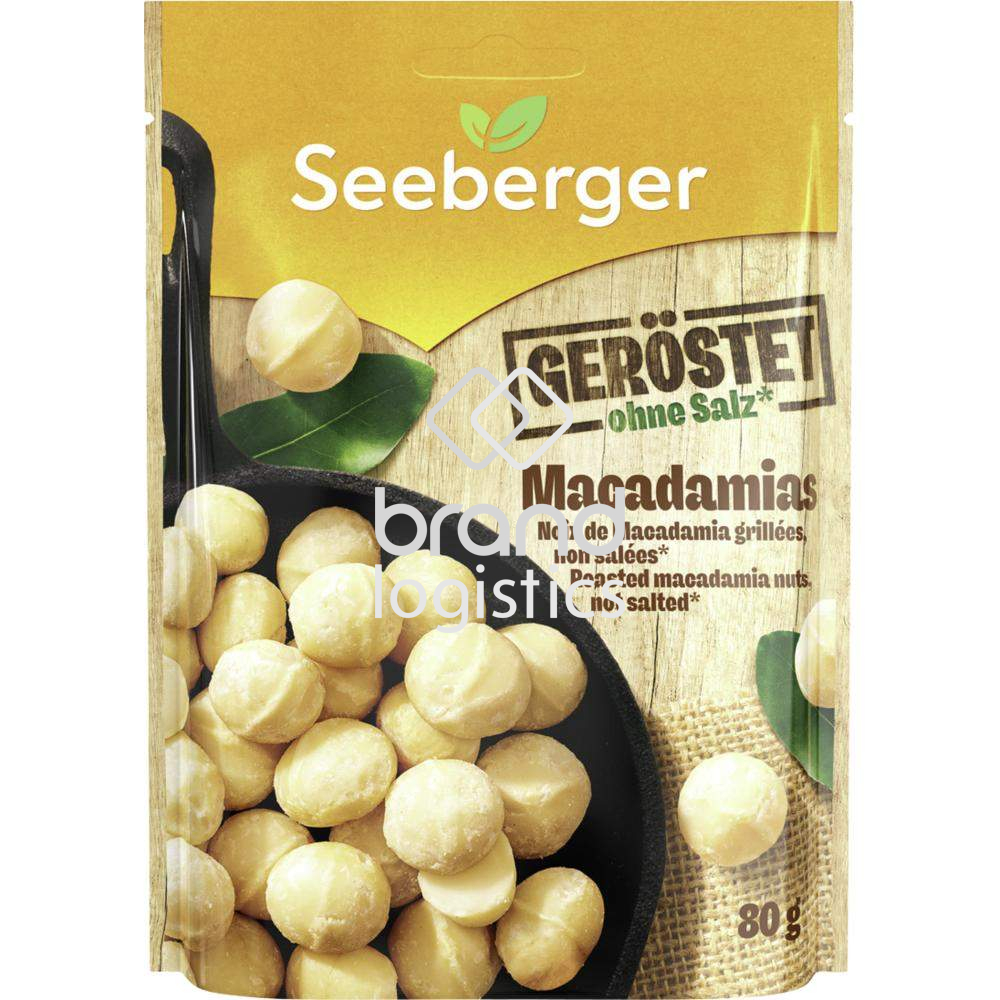 Seeberger Geröstete Macadamias 80 g