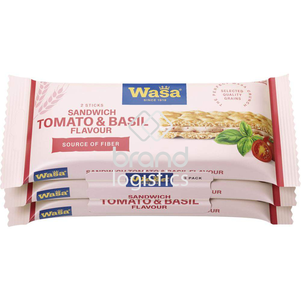 Wasa Sandwich Cheese, Tomato & Basil 3x40 g