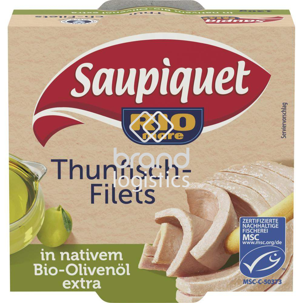 Saupiquet Rio Mare Thunfisch-Filets in Bio-Olivenöl MSC 130 g